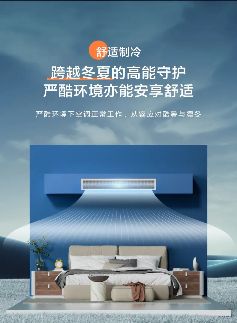 美的 家用中央空調風管機頤想3代