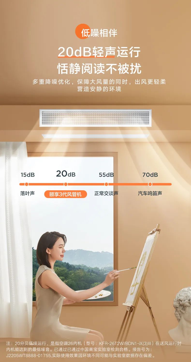 美的 家用中央空調風管機頤想3代