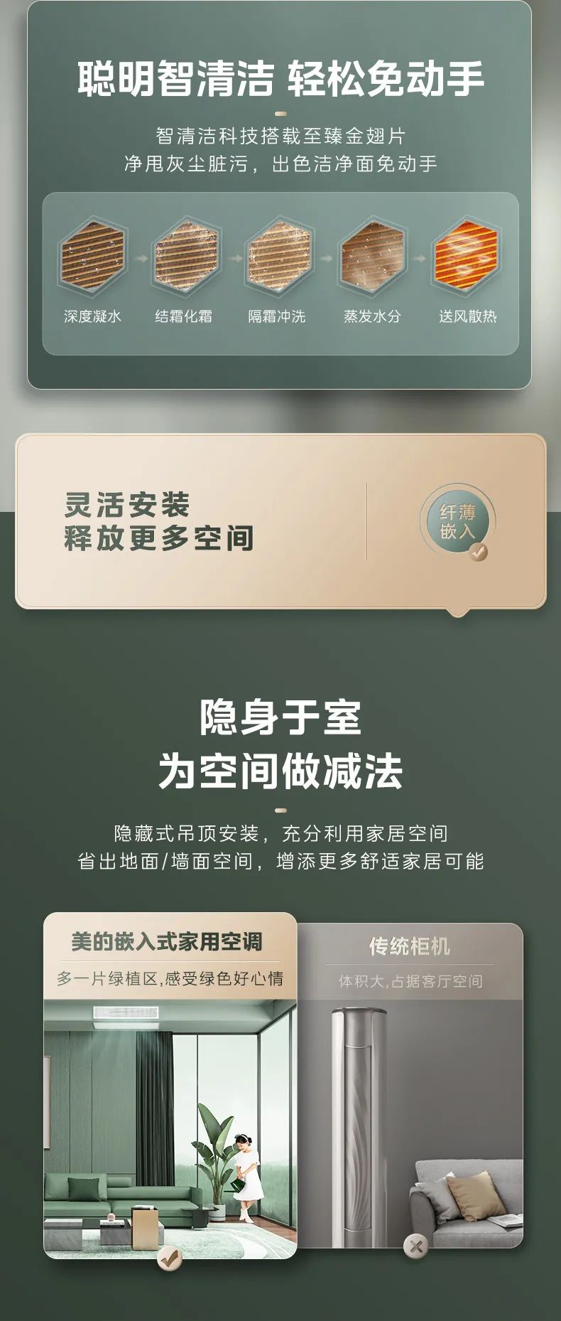 美的 家用中央空調(diào)風管機夢想家