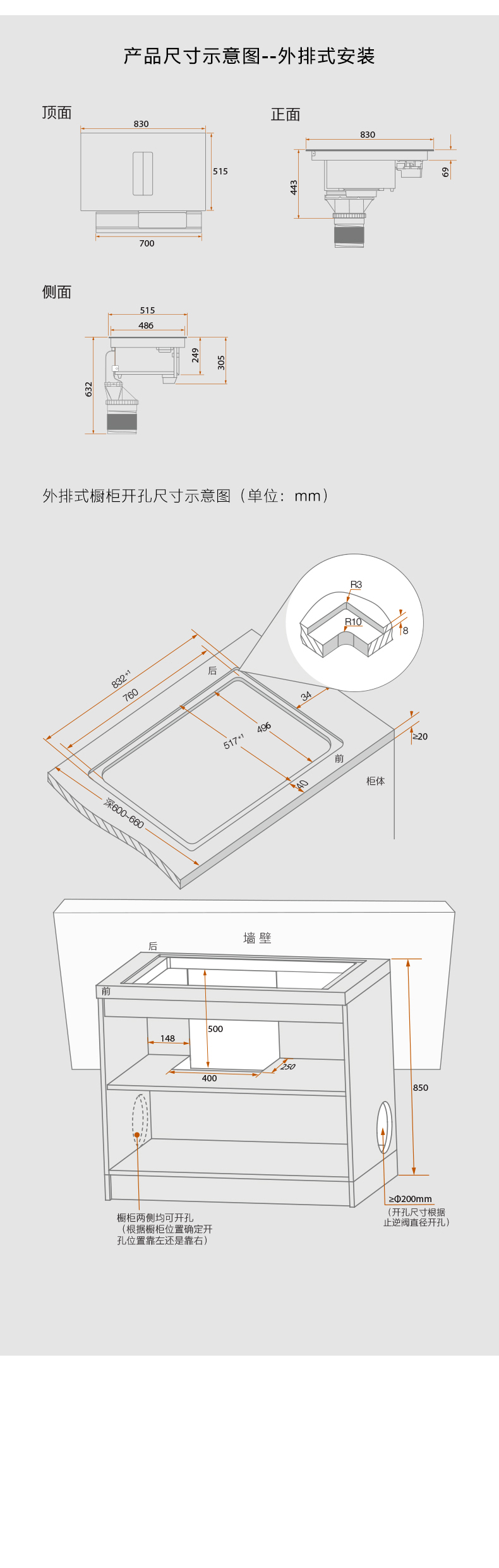 COLMO 煙灶一體機 （主機+內循環(huán)煙管）FLOWIN