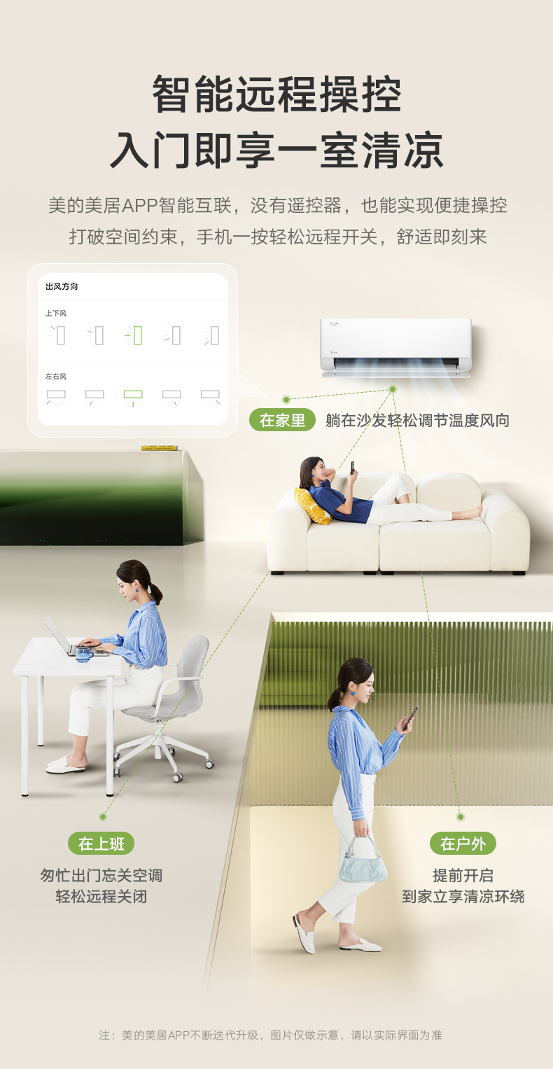 美的 智能掛機 極地白 KFR-35GW/B2