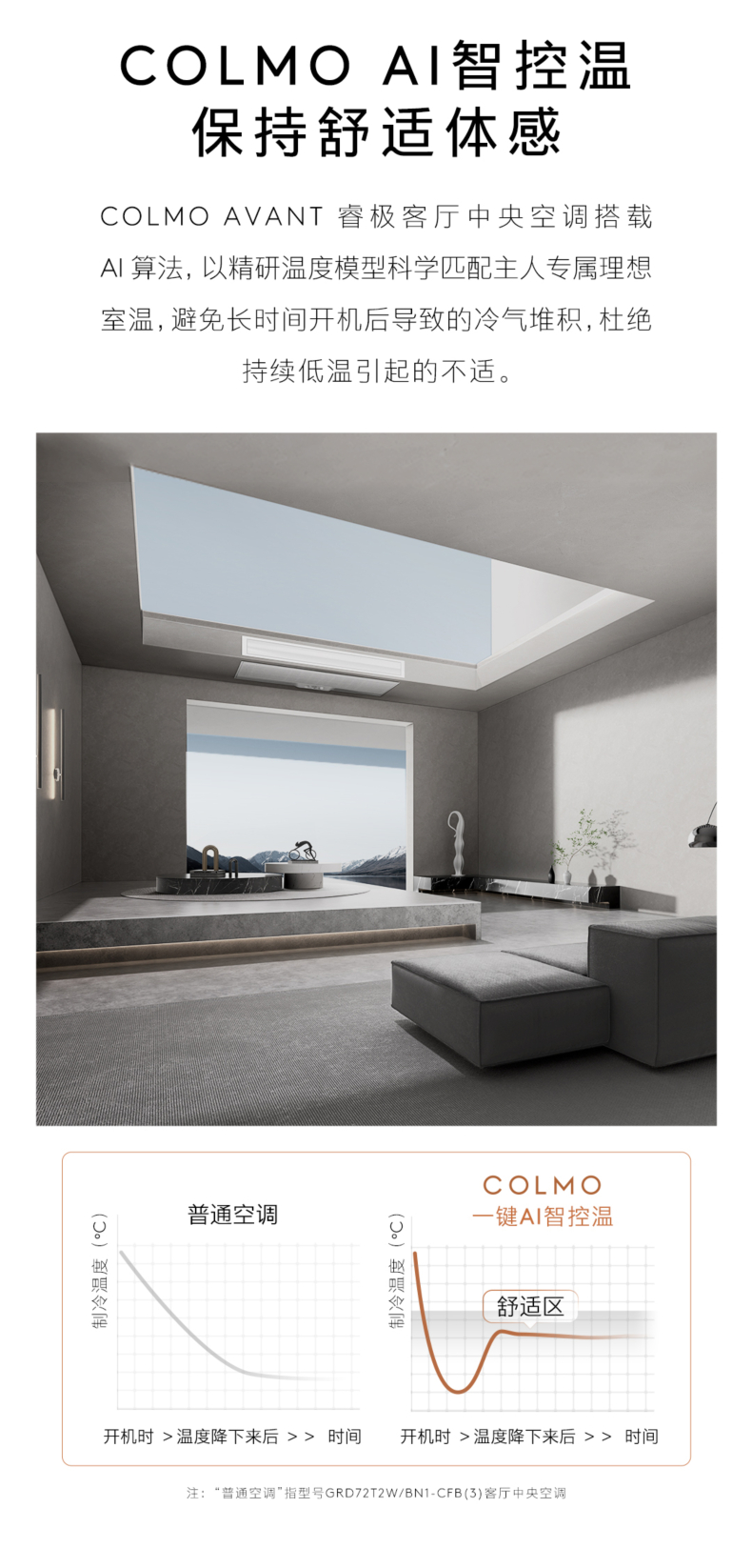 COLMO 變頻風(fēng)管式套機(jī) 材料本色 CA75ZWN8A2