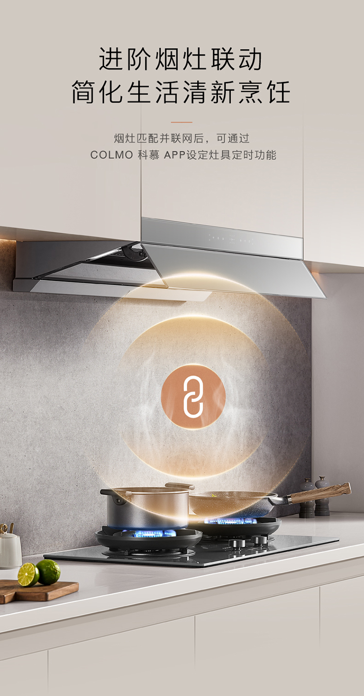 COLMO 嵌入式燃?xì)庠?月巖灰-雙邊定時 JZT-CYT52-A1