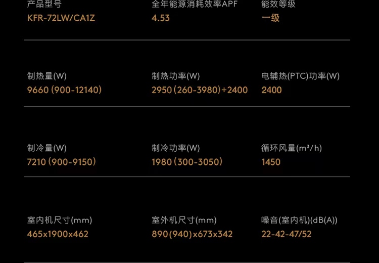 COLMO 智能變頻柜機(jī)套機(jī) 月巖灰 KFR-72LWCA1Z
