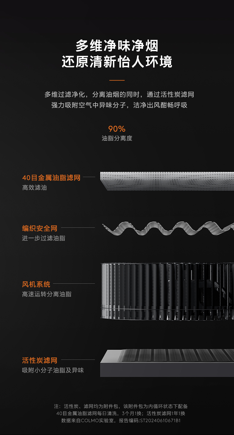 COLMO 煙灶一體機 （主機+內循環(huán)煙管）FLOWIN