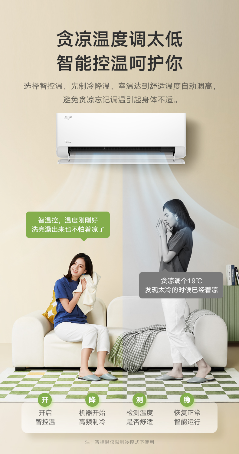 美的 智能掛機 極地白 KFR-35GW/B2