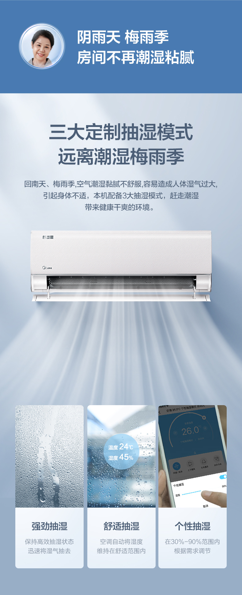 美的 智能掛機 淺云脂 KFR-35GW/TA1-1